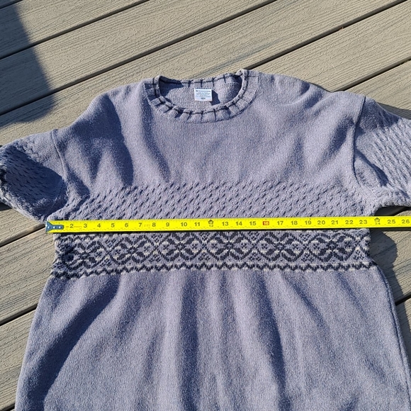 Columbia wool blend patterned sweater men's Sz XXL - Picture 5 of 8